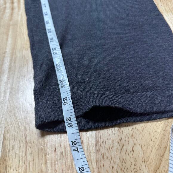 Eileen Fisher WOOL Charcoal Cropped Pants - Picture 11 of 11